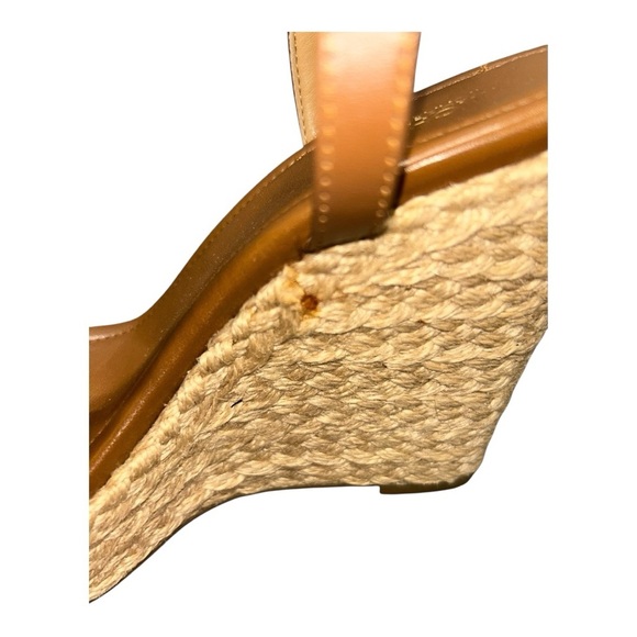 Michael Kors Holly Sandals Women's Size 6M Brown Rope Trim Wedge Heel - Picture 13 of 15